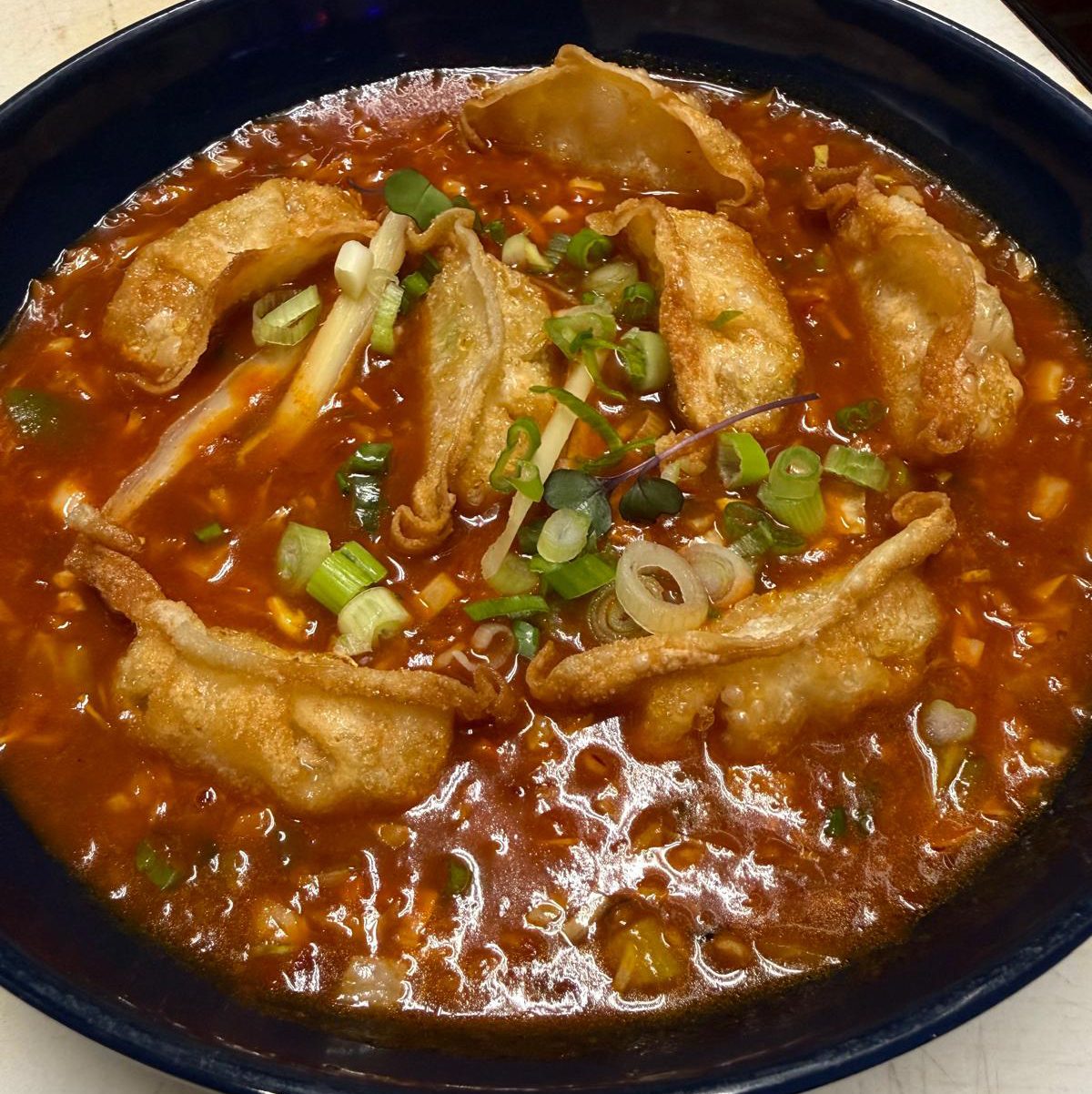 Veg Manchurian Momo.