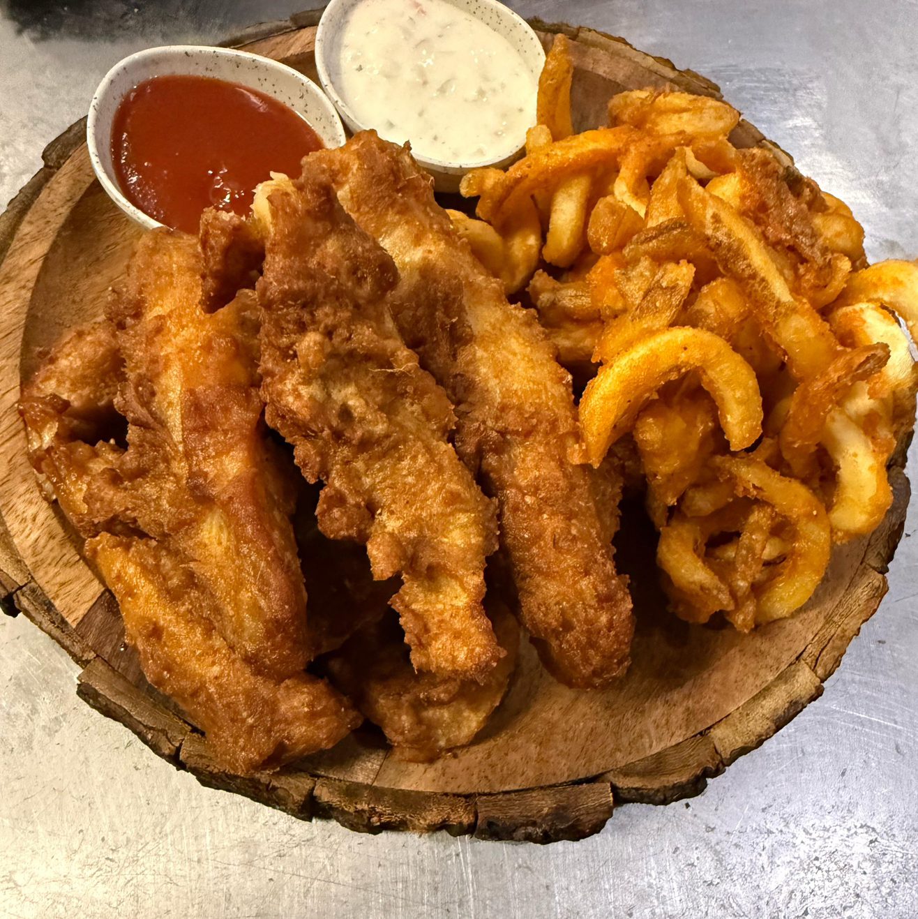 Amritsari Fish N Chips.