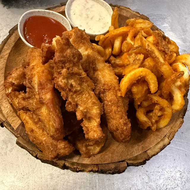Amritsari Fish N Chips.