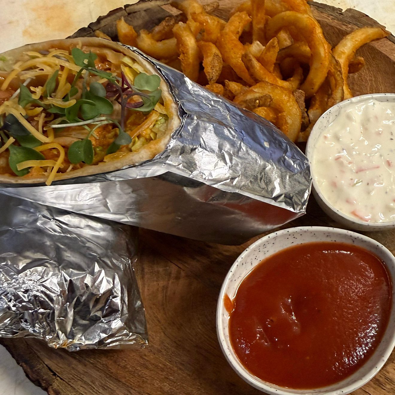 Chicken Kathi Roll.