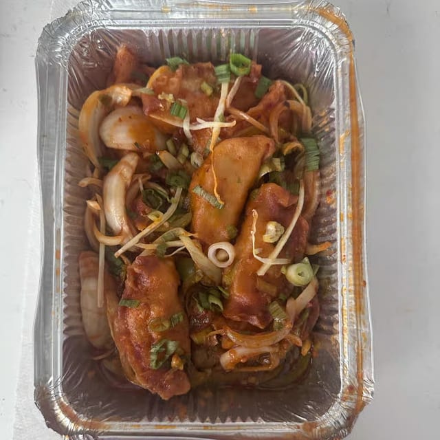 Chilly Veg Momo.