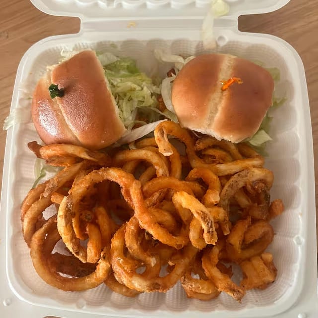 Butter Chicken Sliders.